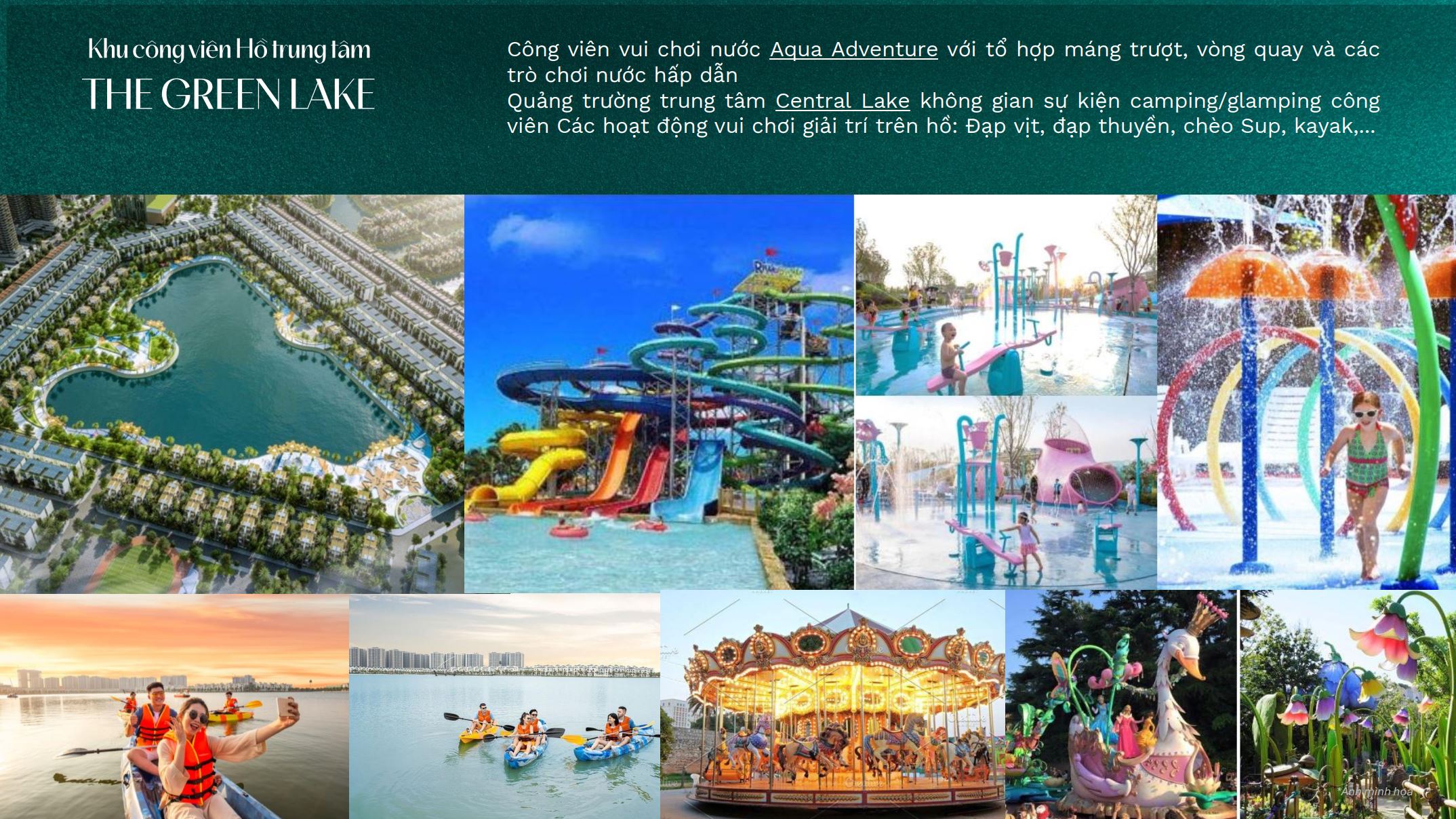 Hồ trung tâm The Green Lake 8ha 1